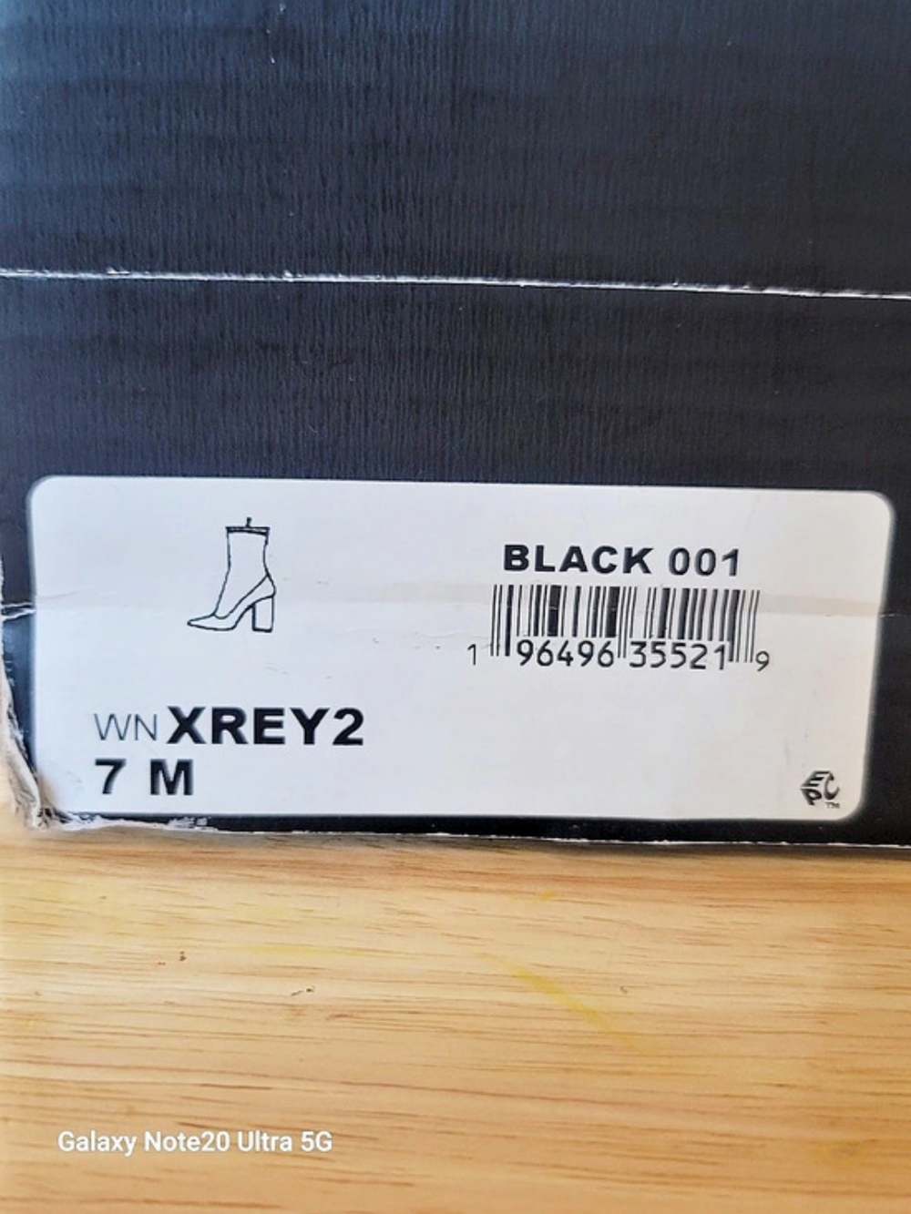 Nine West Xrey2 Pointed Toe Heeled Boots Black US 7 M